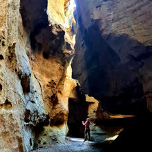 Load image into Gallery viewer, Saturday 1 August | Dry Canyon and Glow Worm Tunnel | Explore two epic locations in Wollemi Gardens of Stone Blue Mountains | 4x4 tour