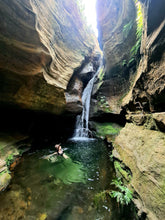 Load image into Gallery viewer, Saturday 17 January | Gooch's Crater and Billabong Canyon | Explore two epic locations in Wollemi Gardens of Stone Blue Mountains | 4x4 Tour