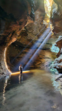 Load image into Gallery viewer, Saturday 1 November | Dumbano x River Caves Canyon, a Walk-Through Tour | Explore two epic locations in Wollemi Gardens of Stone Blue Mountains | 4x4 secret location