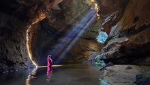 Load image into Gallery viewer, Saturday 1 November | Dumbano x River Caves Canyon, a Walk-Through Tour | Explore two epic locations in Wollemi Gardens of Stone Blue Mountains | 4x4 secret location