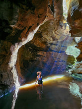 Load image into Gallery viewer, Saturday 1 November | Dumbano x River Caves Canyon, a Walk-Through Tour | Explore two epic locations in Wollemi Gardens of Stone Blue Mountains | 4x4 secret location