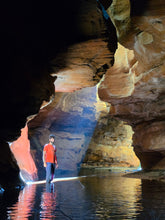 Load image into Gallery viewer, Saturday 28 November | Dumbano x River Caves Canyon, a Walk-Through Tour | Explore two epic locations in Wollemi Gardens of Stone Blue Mountains | 4x4 secret location
